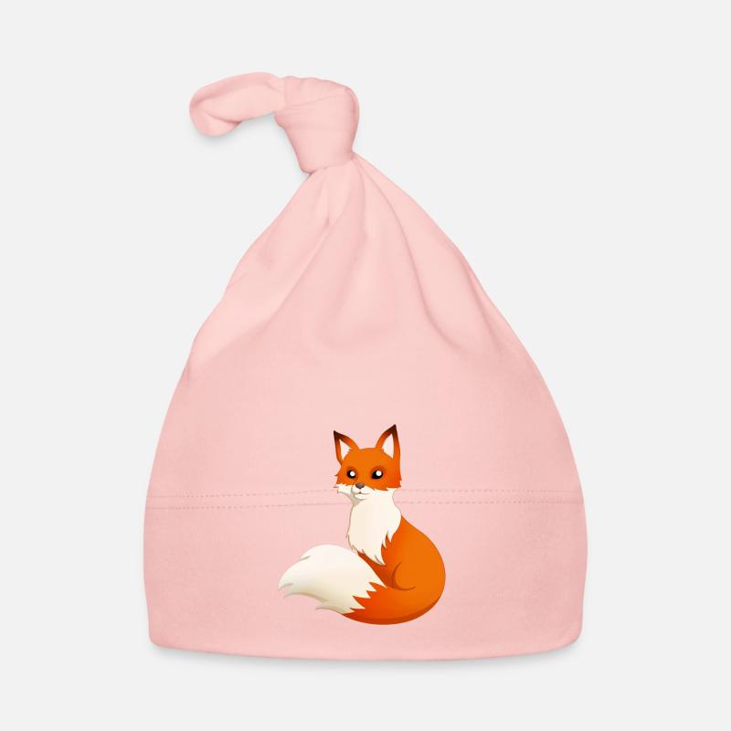 Fuchs - Baby Bio-Mütze - Rosa