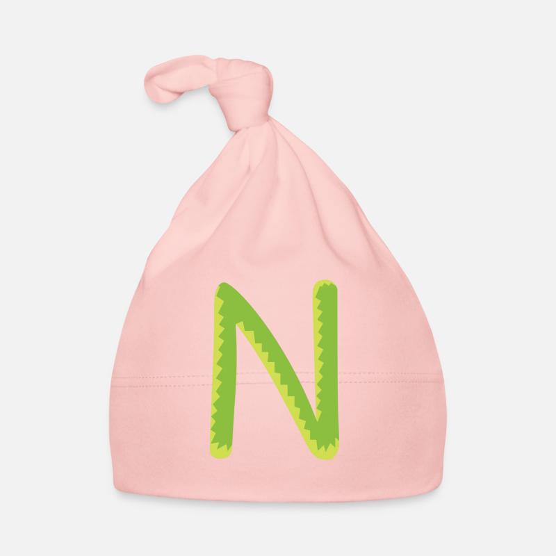 Buchstabe N Baby Bio-Mütze
