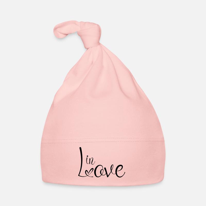 Amoureux - Bonnet bio Bébé - rose