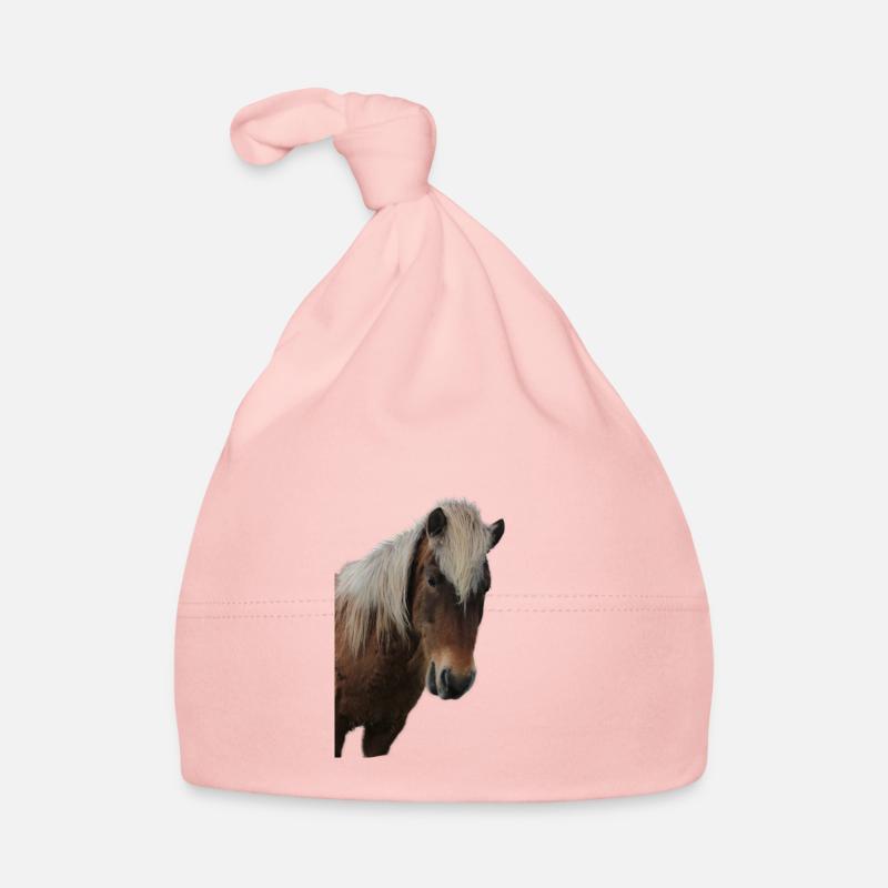 Pferde T-shirt Geschenk Reiter  Baby Bio-Mütze
