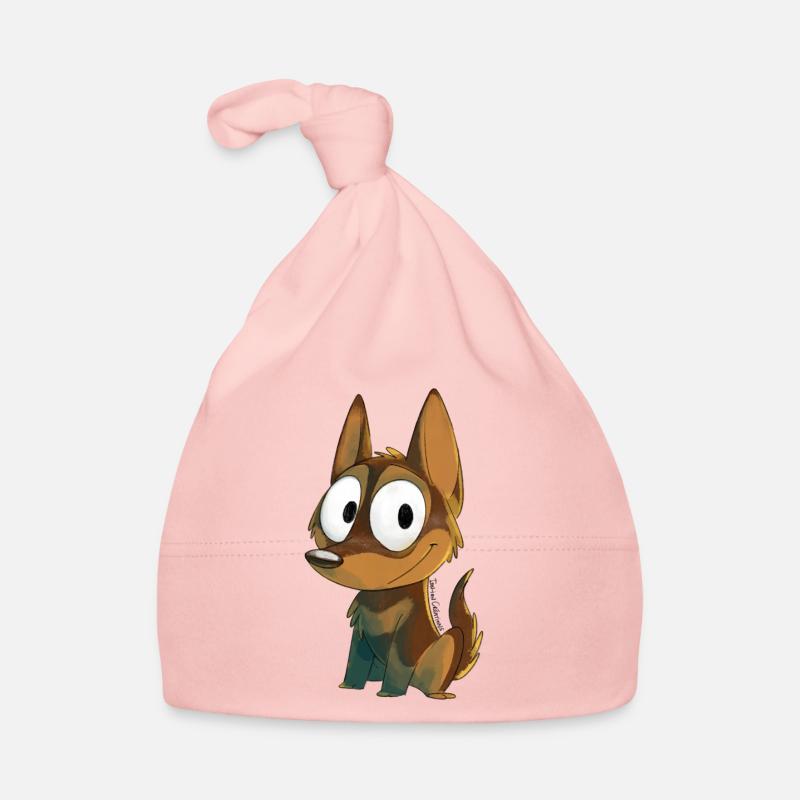 Kelpie Schokolade und Feuer Baby Bio-Mütze