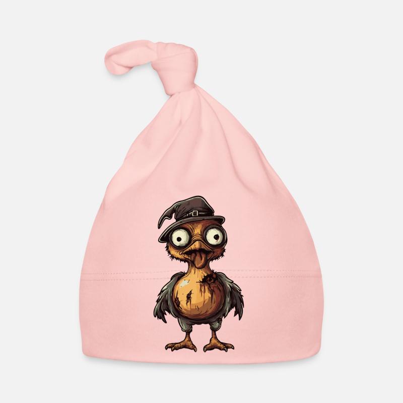 Dinde Halloween Bande dessinée drôle Bonnet bio Bébé