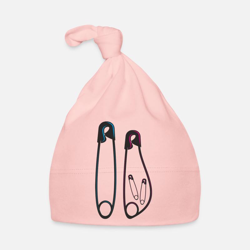 Annonce de grossesse Gémeaux - Bonnet bio Bébé - rose