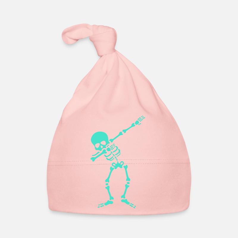 Skelett Dab Dabbing Baby Bio-Mütze