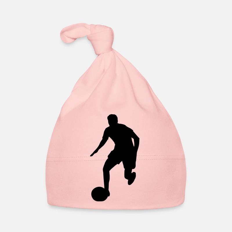 Footballeur - Bonnet bio Bébé - rose