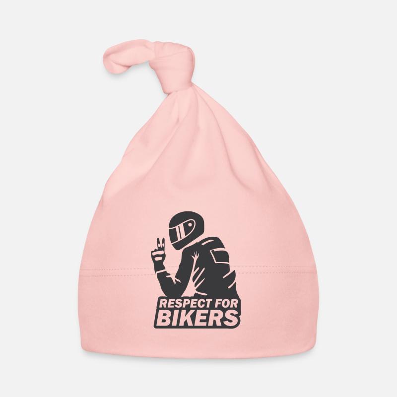 respect for biker Organic Baby Cap
