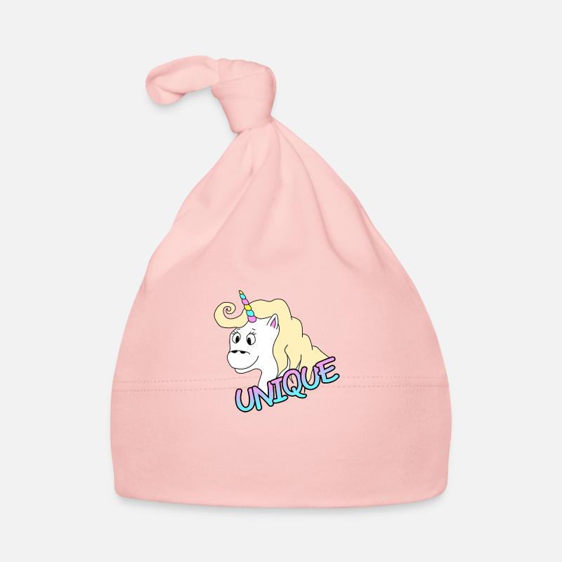 Einzigartiges Einhorn Baby Bio-Mütze