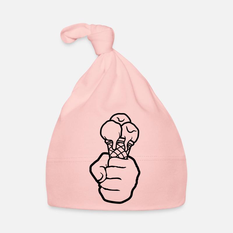 eiscreme schoko vanille eis essen lecker hunger so Baby Bio-Mütze