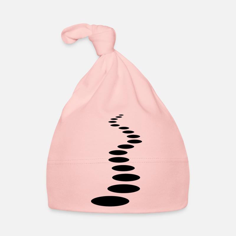 path path line line row art dots pattern ra Organic Baby Cap