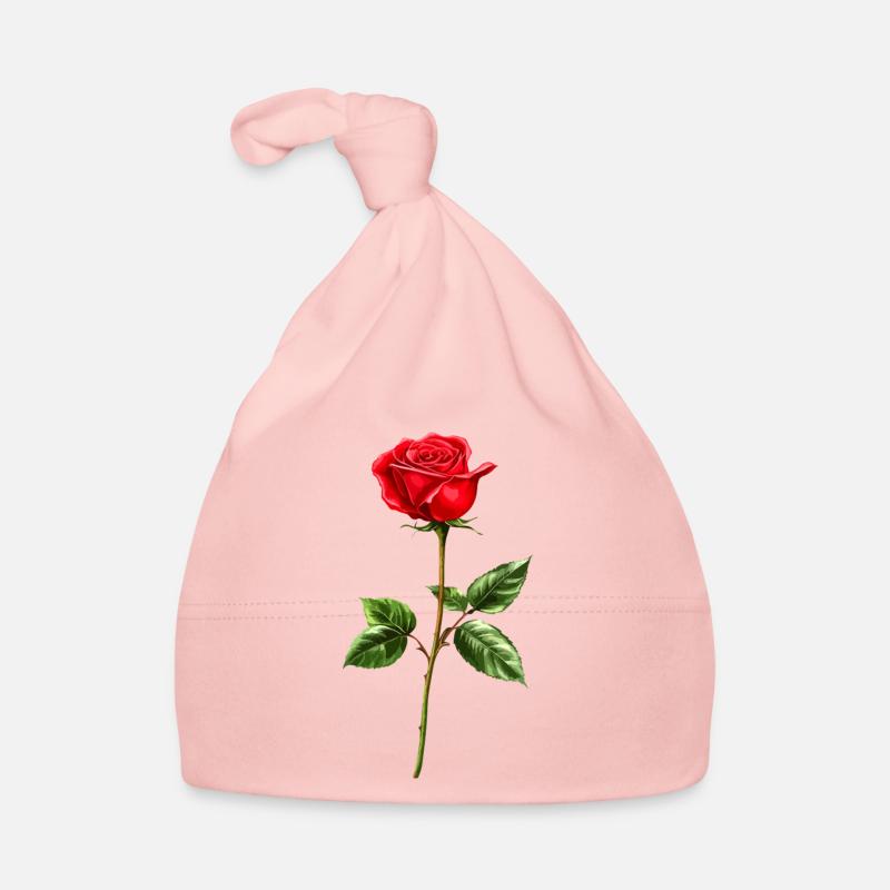 Fleur de rose Amour Bonnet bio Bébé