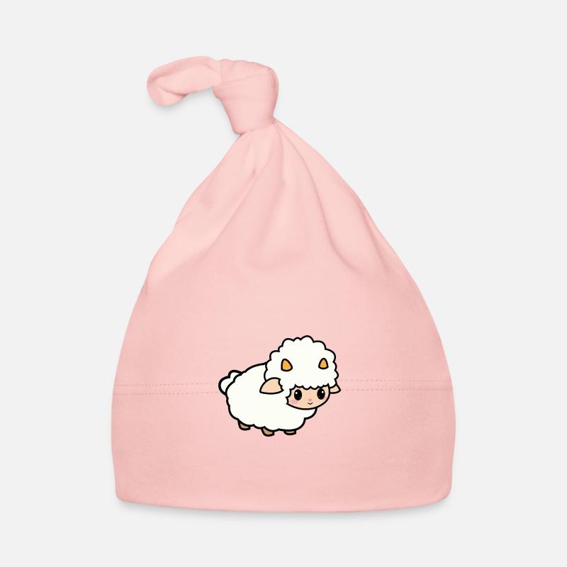 Mili, das Schaf Baby Bio-Mütze