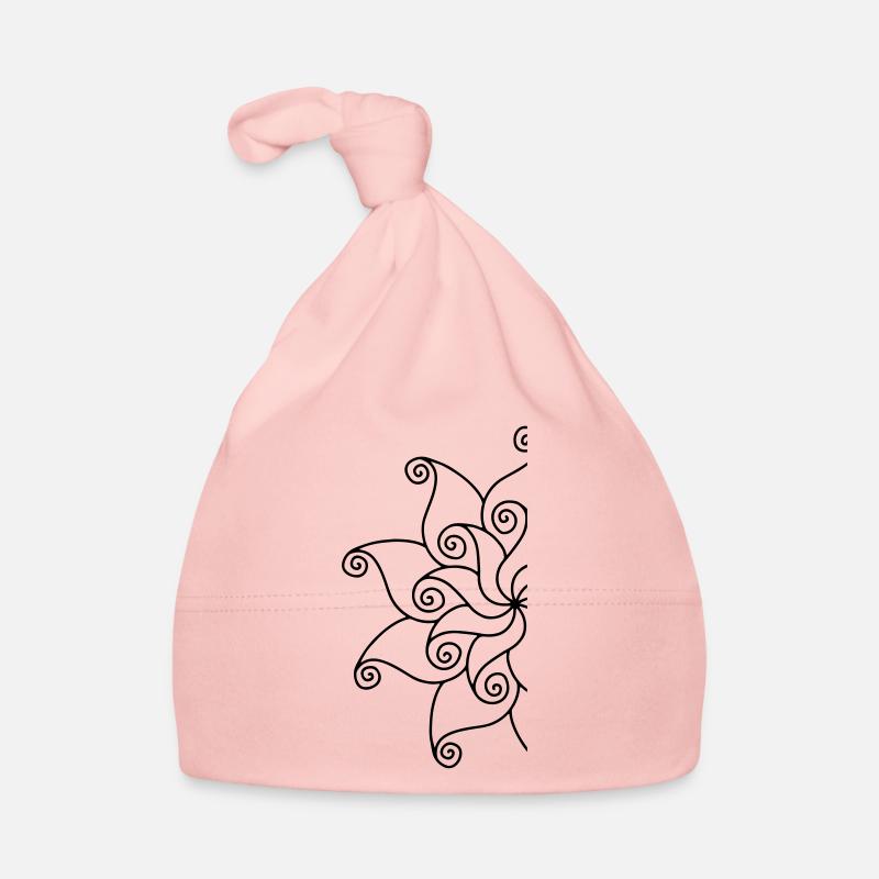 Fragment de fleur de mandala Bonnet bio Bébé