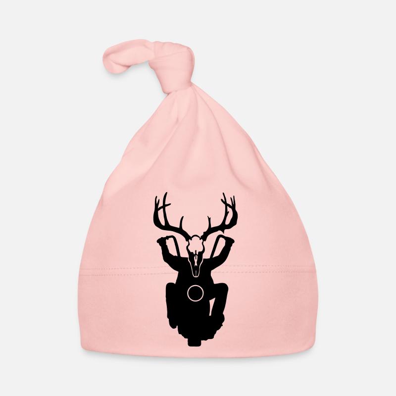 biker - Organic Baby Cap - pink