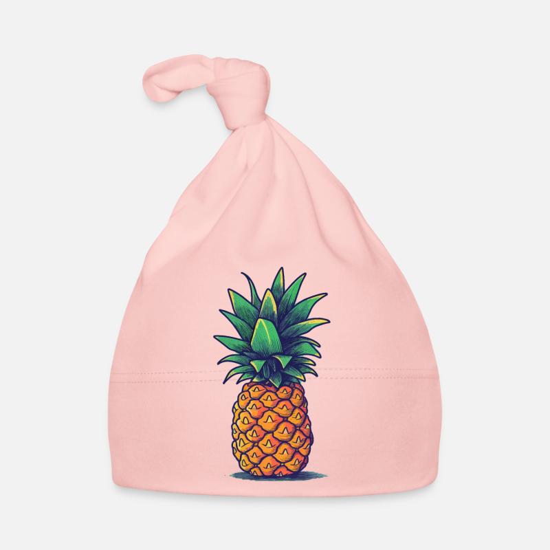 Ananas Baby Bio-Mütze