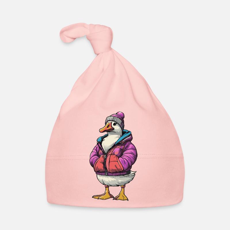 Goose Funny Winter Organic Baby Cap