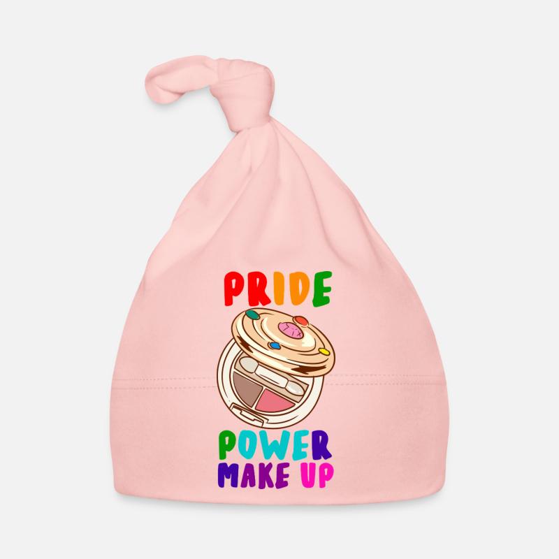 Pride Power Makeup Rainbow Art Baby Bio-Mütze