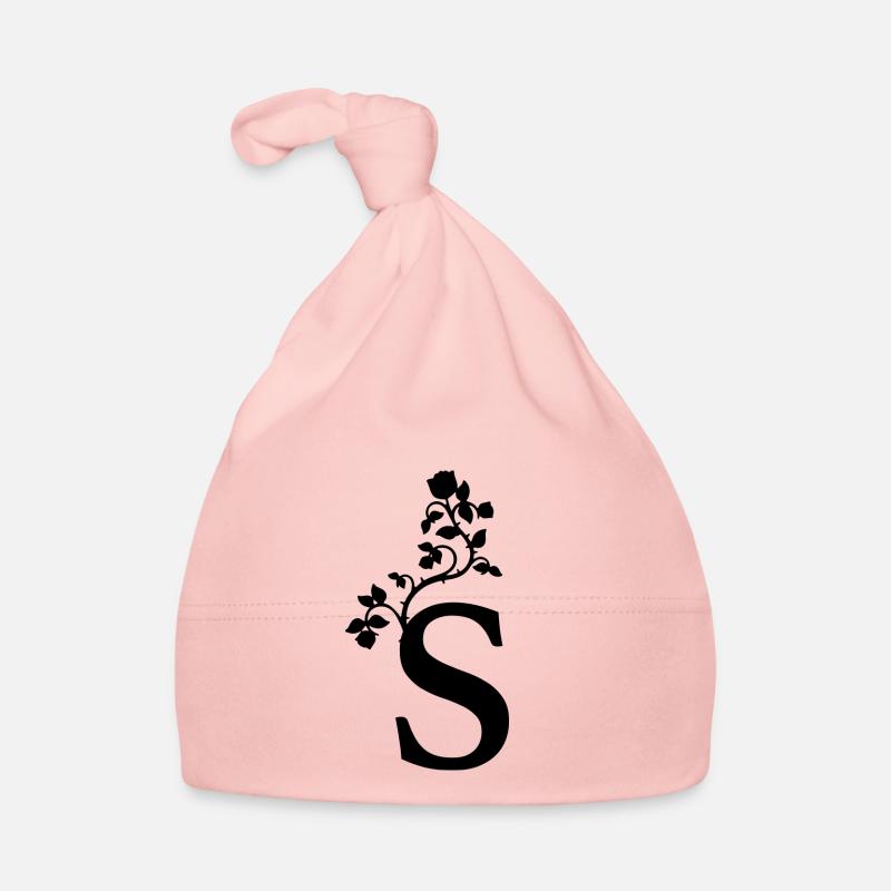 First letter S First name Organic Baby Cap