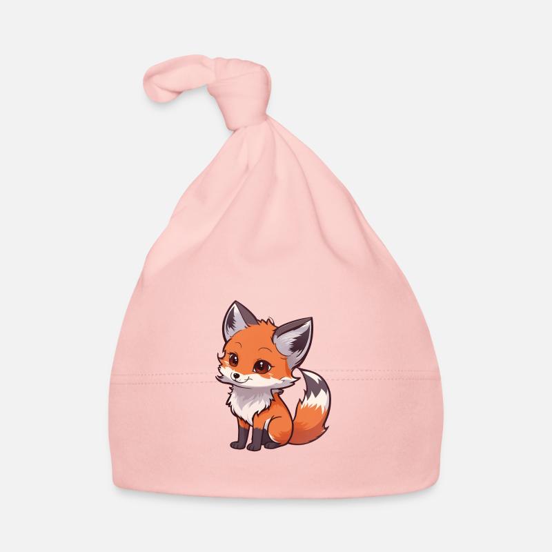 Renard totalement mignon Bonnet bio Bébé
