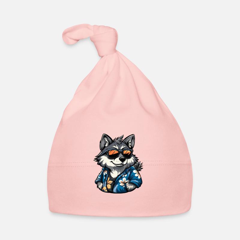 Vacances de la bande dessinée Wolf Bonnet bio Bébé