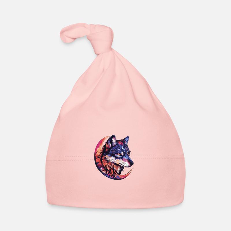 Wolf Moon Organic Baby Cap