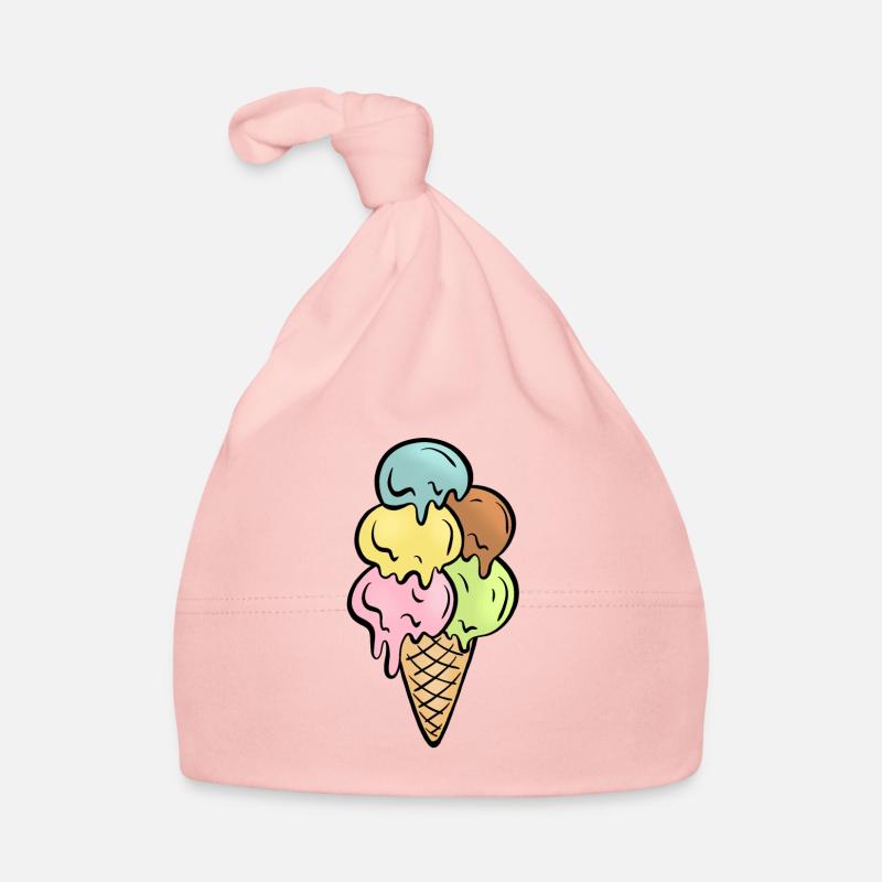 Eiswaffel Baby Bio-Mütze