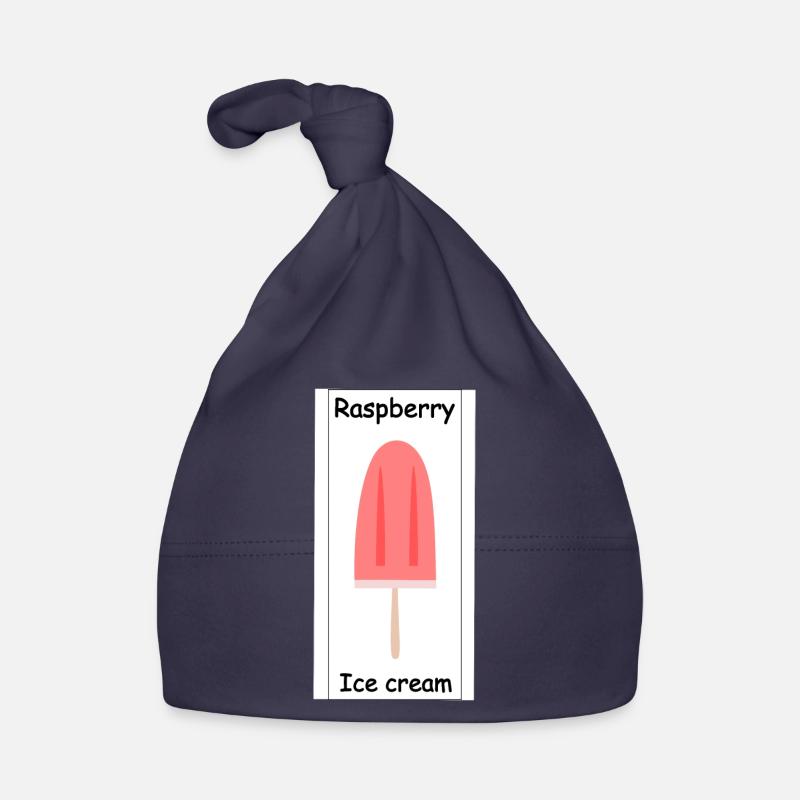 Raspberry Ice cream Baby Bio-Mütze