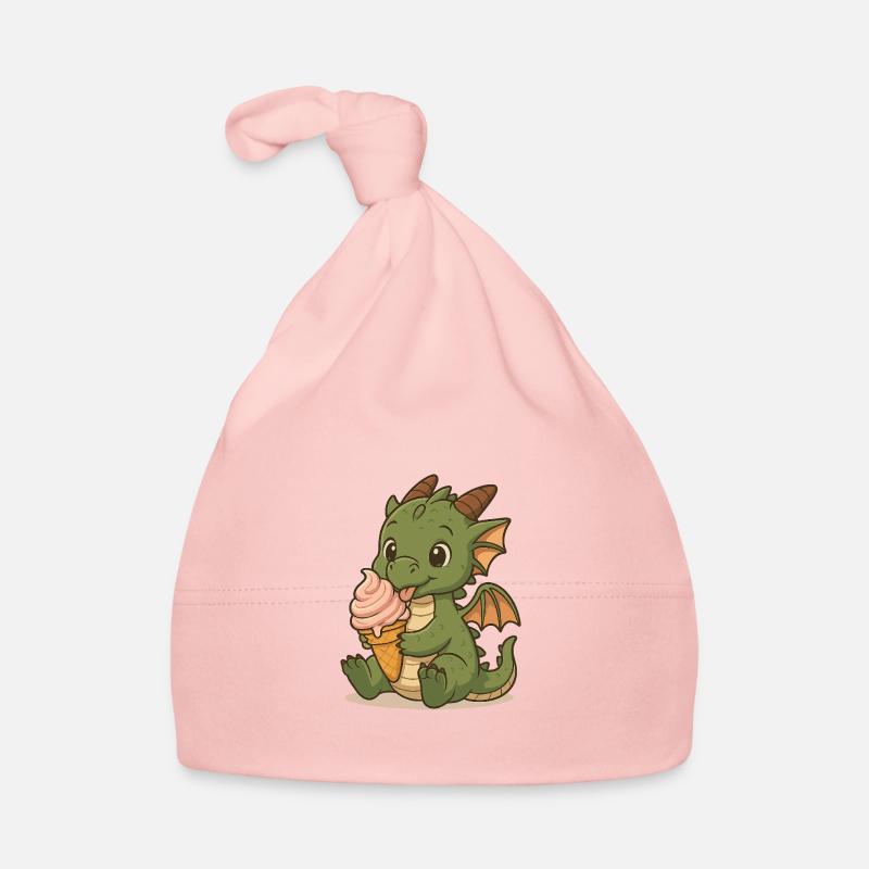 De la glace au lieu du feu - Bonnet bio Bébé - rose