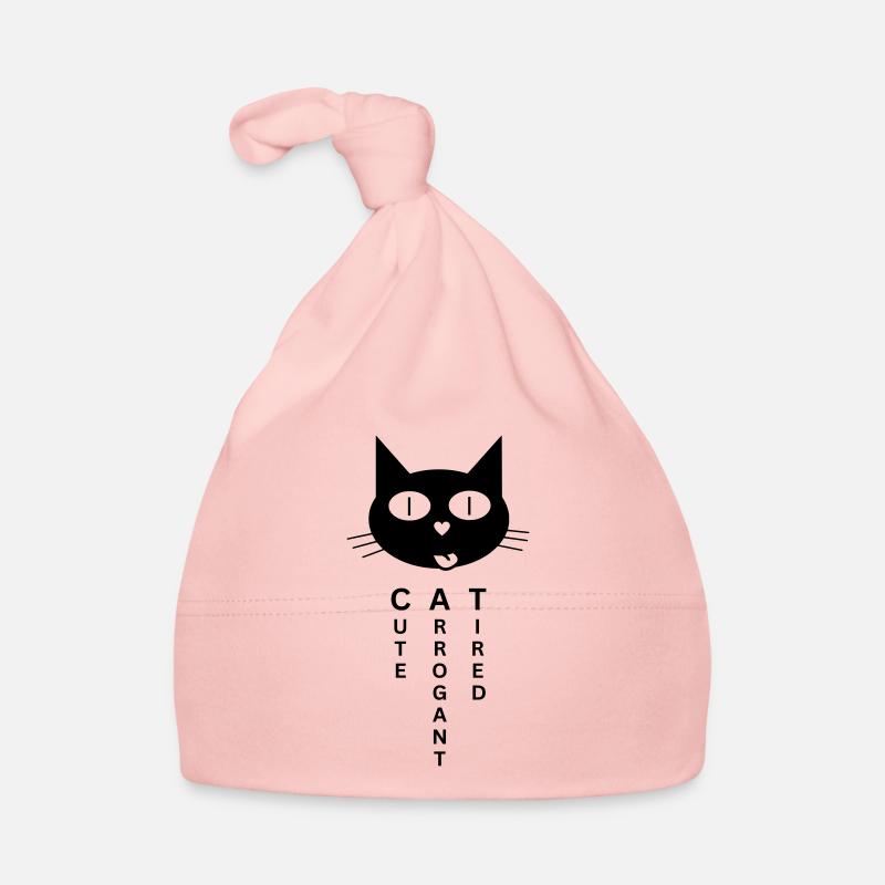 CAT - Mignon Arrogant Fatigué Bonnet bio Bébé