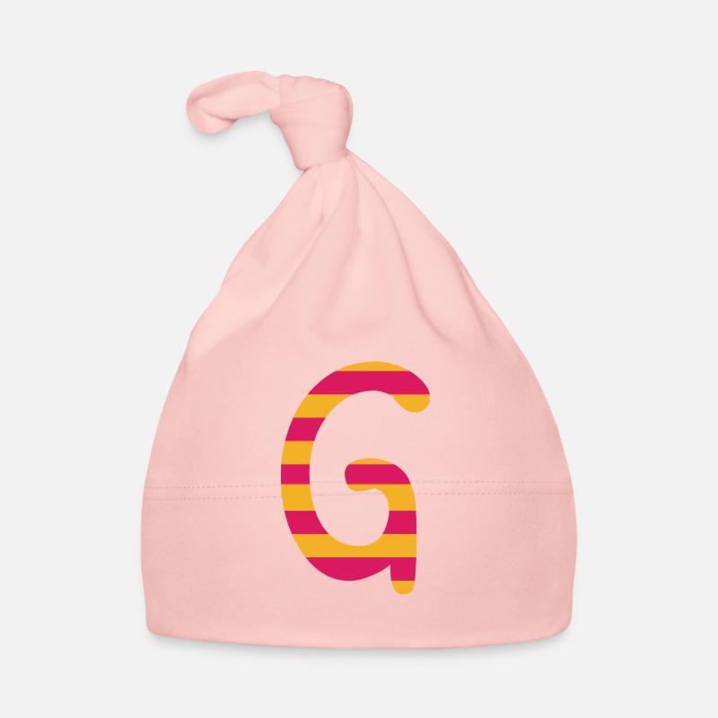 Lettre g Bonnet bio Bébé
