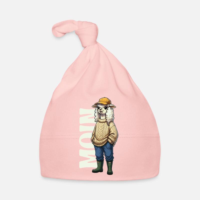 Moin Schaf – Küsten Design Baby Bio-Mütze