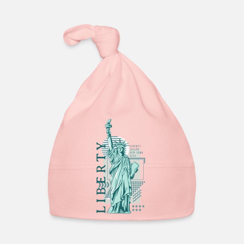 Liberté Bleu Vintage - Bonnet bio Bébé - rose