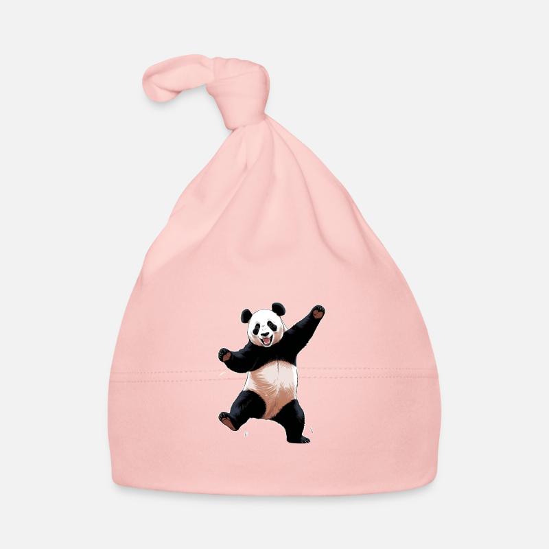 PANDA JOYEUX Bonnet bio Bébé
