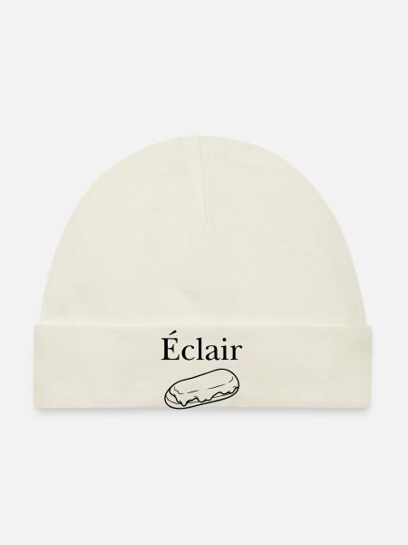 Éclair - Bonnet bio Bébé - rose - Devant