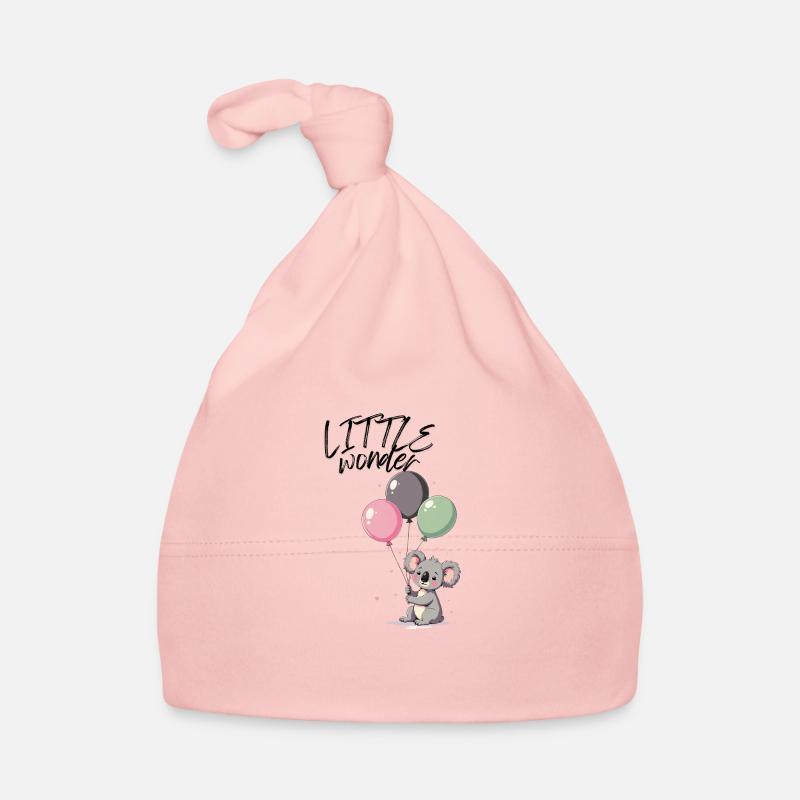 Koala motif personalizable - for birth Organic Baby Cap