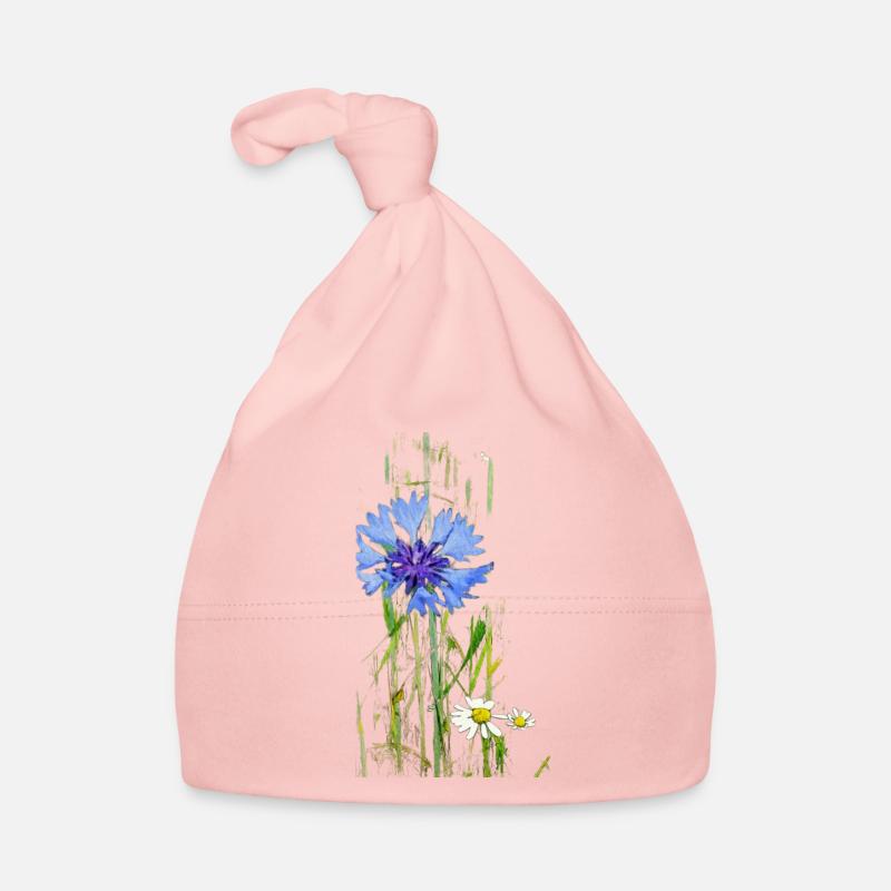 Wild cornflower Organic Baby Cap