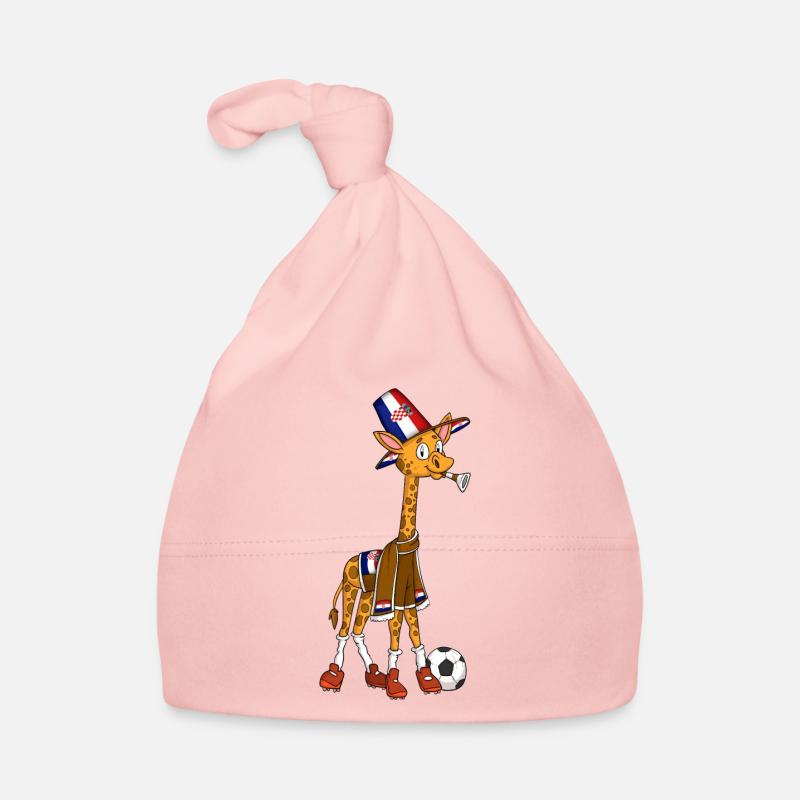 Giraffe Fan Croatie Bonnet bio Bébé