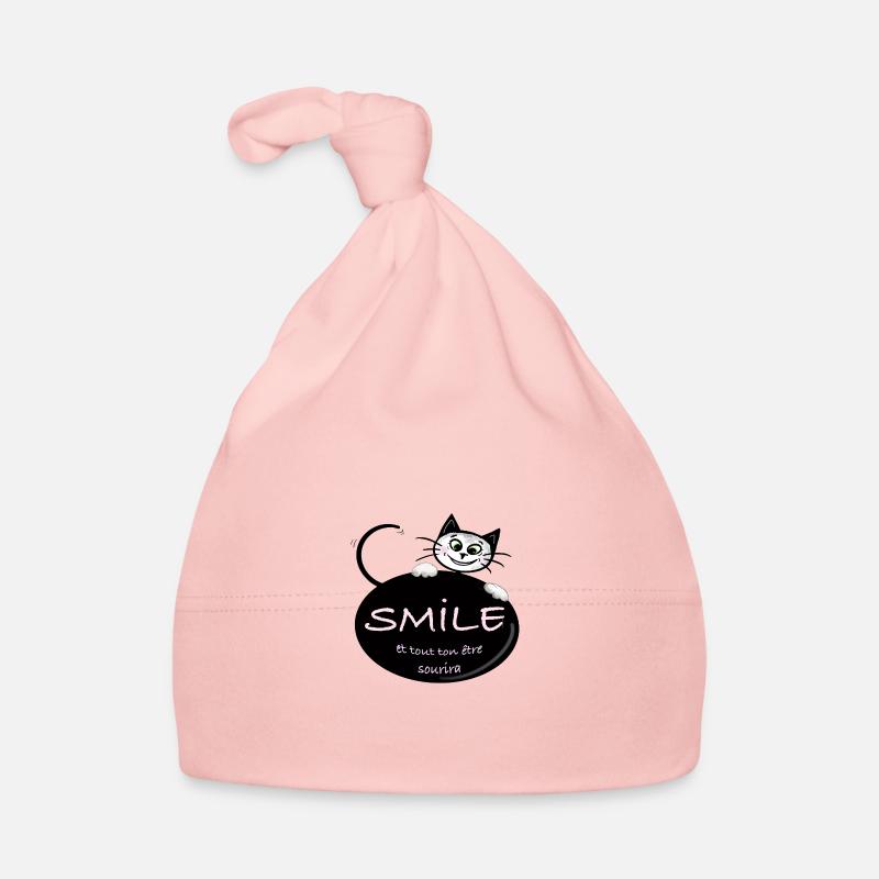 Bubble Happy Die Katze LÄCHELN Baby Bio-Mütze