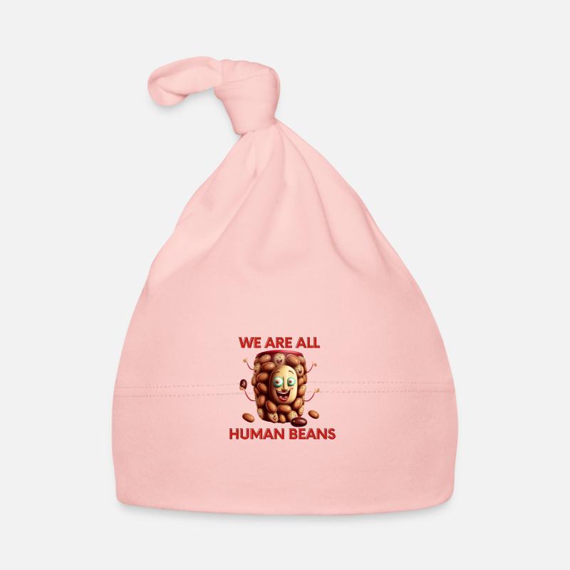 Wir sind alle menschliche Bohnen Kunstdruck Baby Bio-Mütze