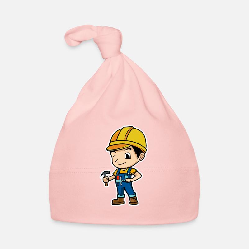construction worker Organic Baby Cap