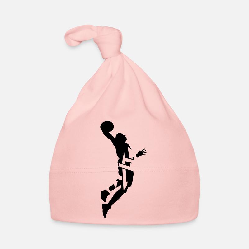 basketball - Bonnet bio Bébé - rose