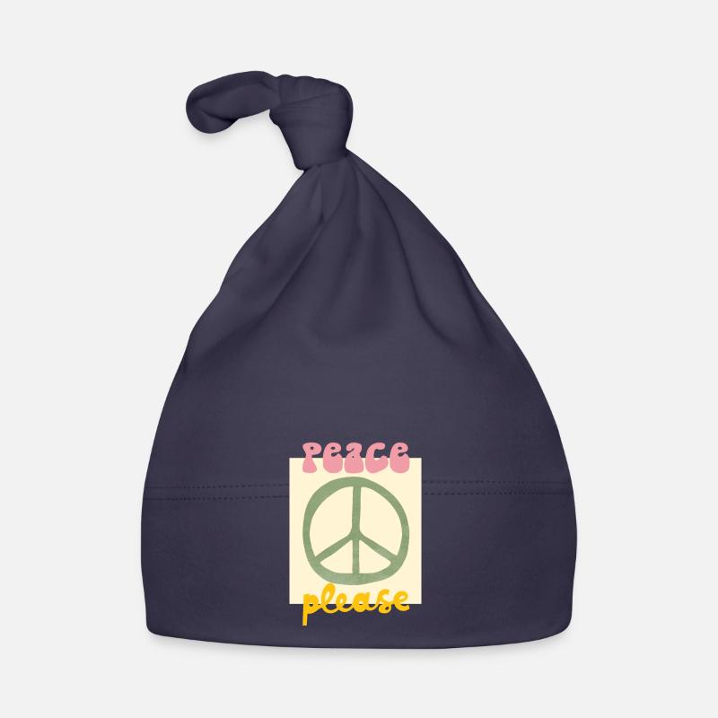 Peace Organic Baby Cap