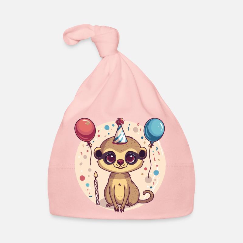 Suricate Anniversaire Bébé Bonnet bio Bébé