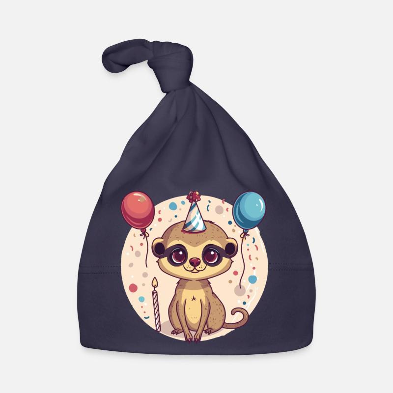 Suricate Anniversaire Bébé Bonnet bio Bébé