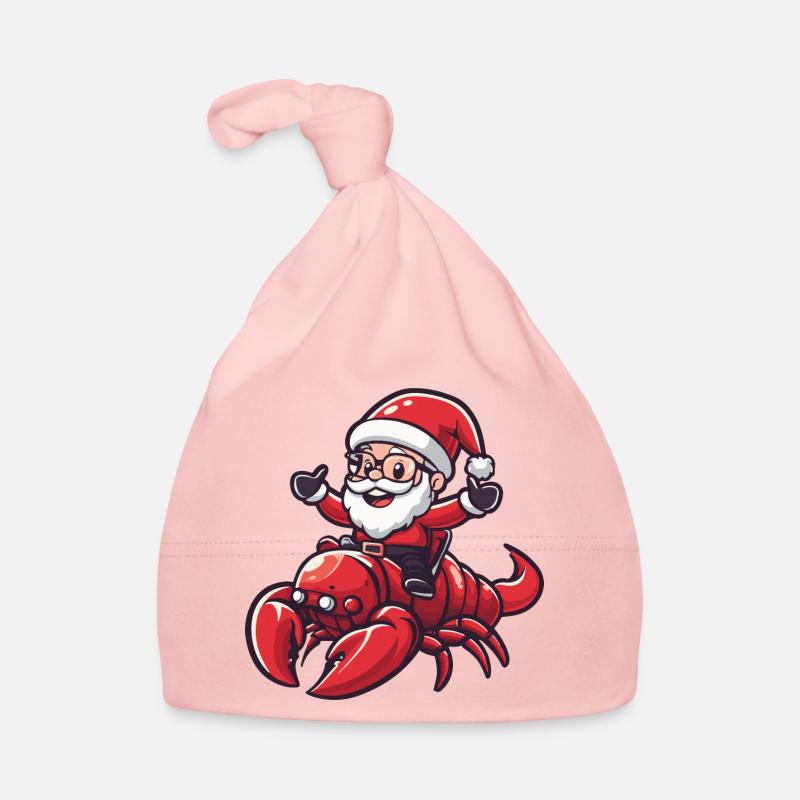 Hummer Krebs Weihnachtsmann Baby Bio-Mütze