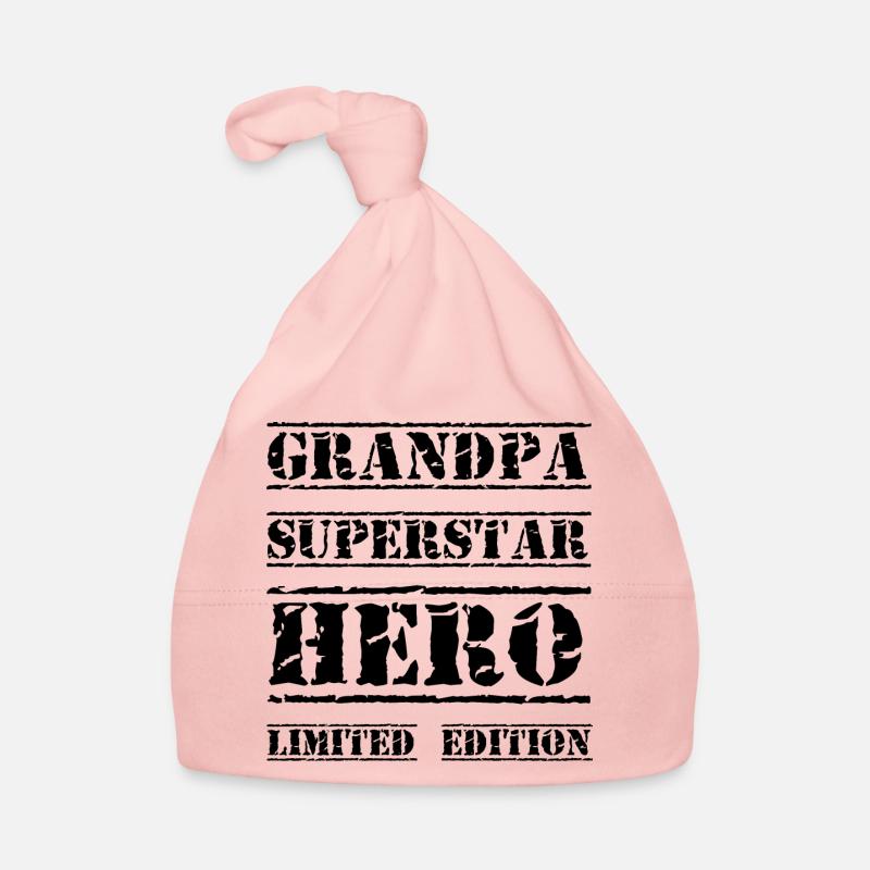 Bester Opa Star Spruch Baby Bio-Mütze