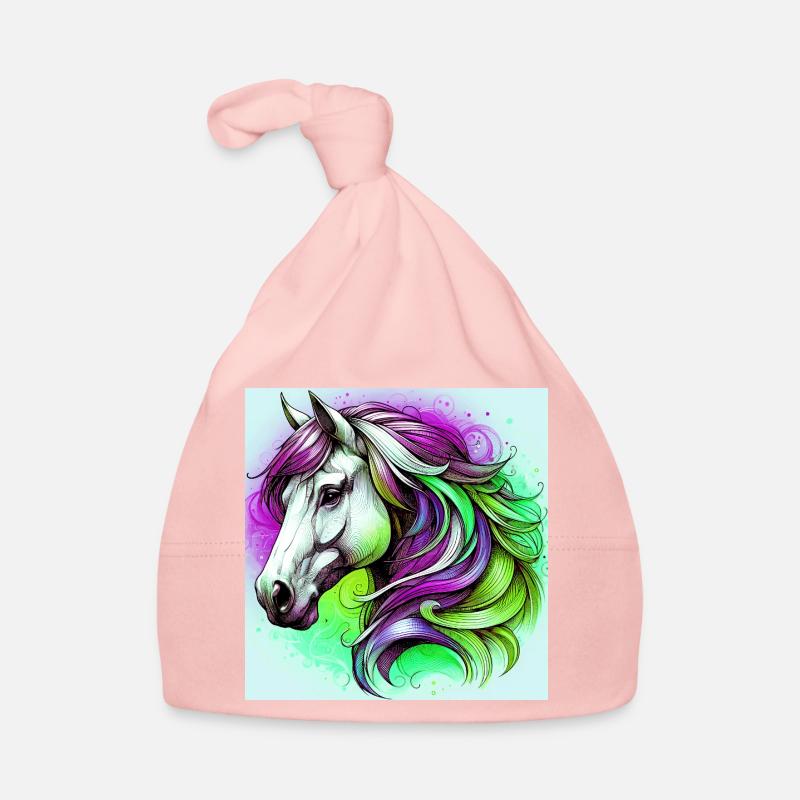 Pferd Baby Bio-Mütze