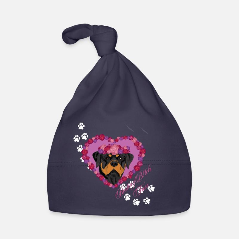 Resting B!tch Face Rottweiler Organic Baby Cap