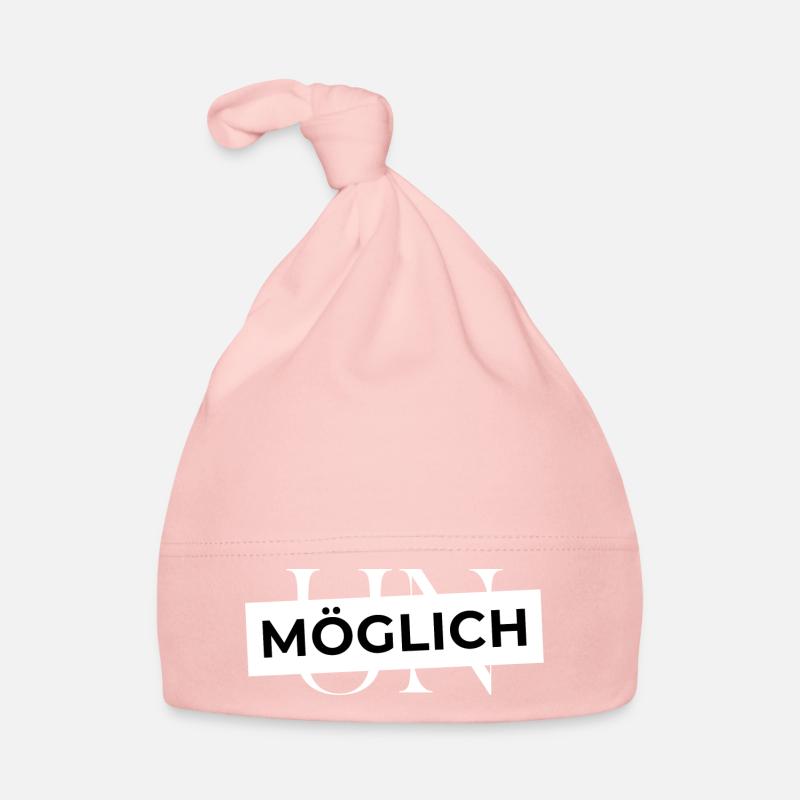 U̵N̵ möglich - Weil ALLES möglich ist. Entscheide! Baby Bio-Mütze