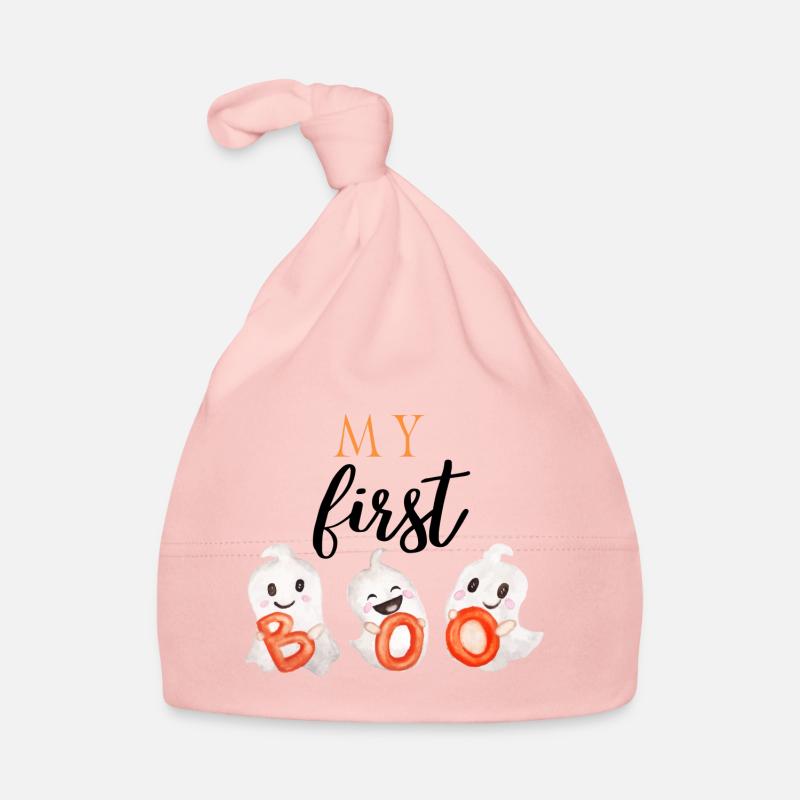 My first Boo-hell - Baby Bio-Mütze - Rosa