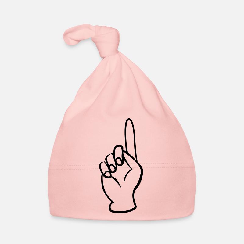 zeigefinger Baby Bio-Mütze